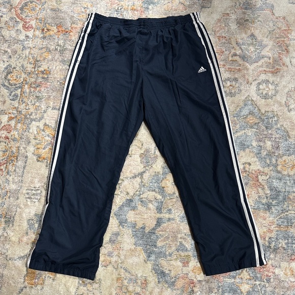 adidas Other - Adidas Men's Navy Joggers with White Stripes Size XL